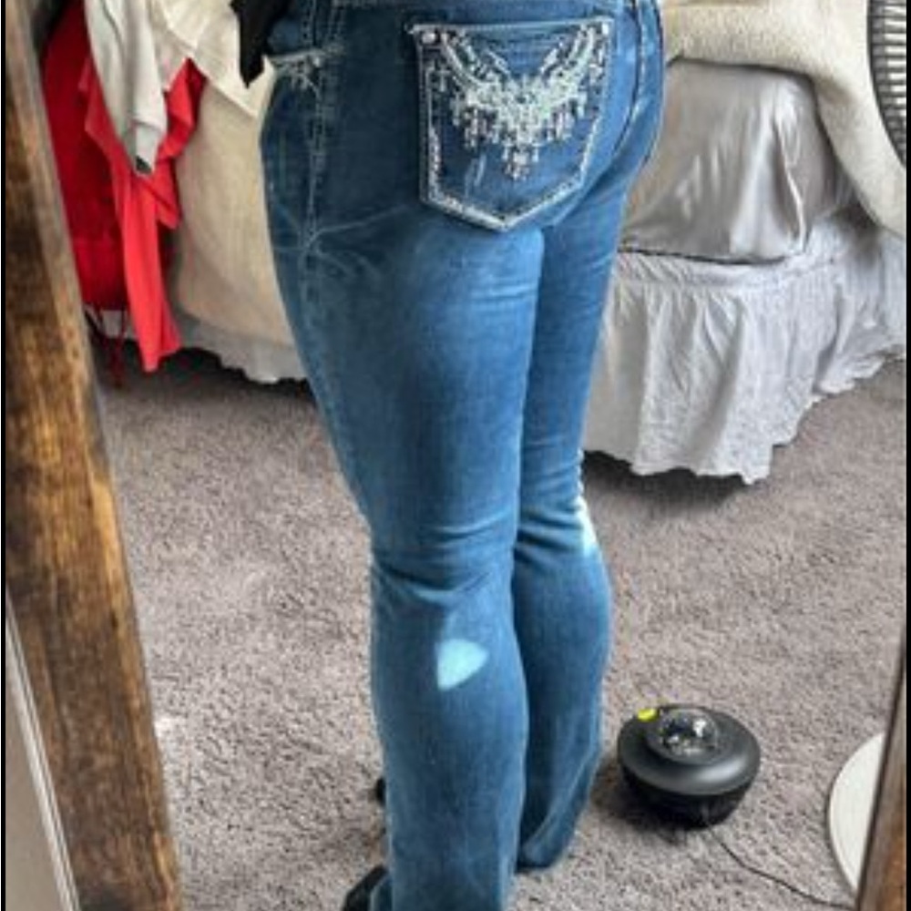 Grace Blue Bootcut Jeans